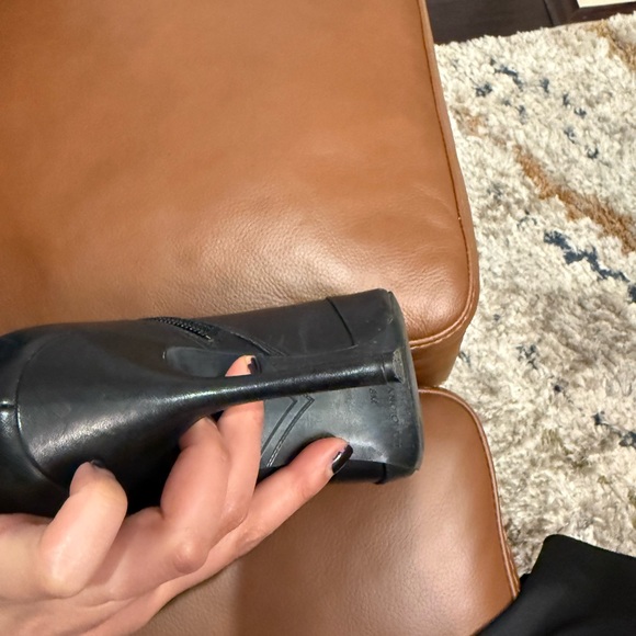 Enzo Angiolini Presley Black Leather Booties 8 - Picture 6 of 11